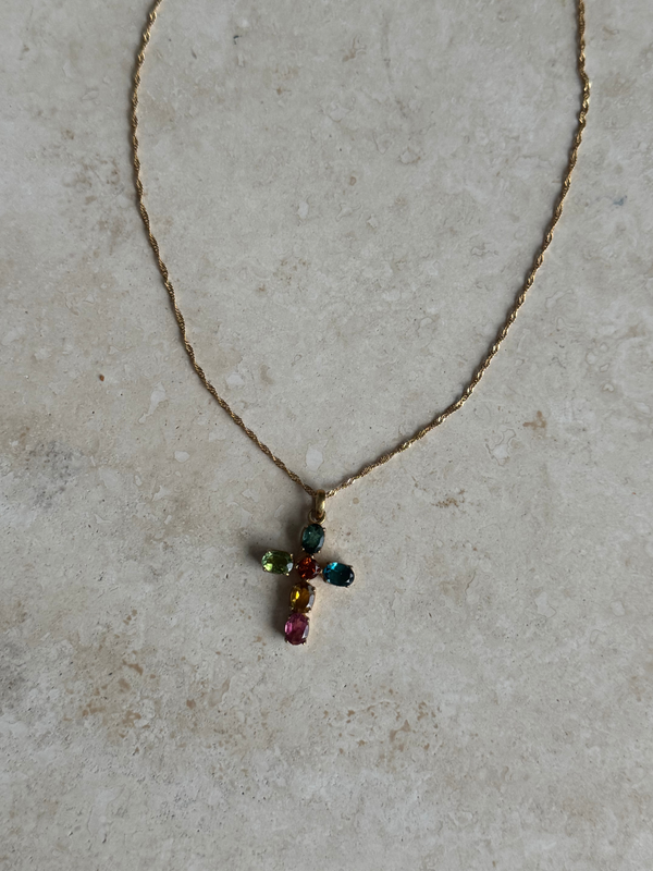 TRINITY CROSS NECKLACE